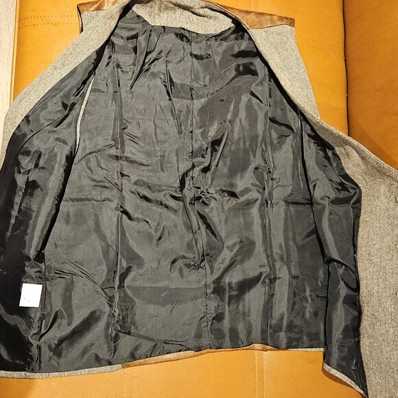 Men's Vest, Retro Vintage, Brown w/Satin lining (NEW NEVER WORN) - Picture 3 of 6